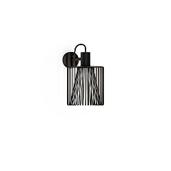 Wandarmatuur WIRO 1.8 WIRO WALL SURF E27 IP20, zwart 