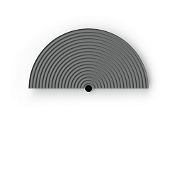 Verblinding TAPIS 2.1 halfrond, mechanisch, grijs, marmer