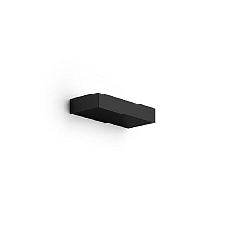 wall luminaire DOMINO WALL SURF 1.0 IP20, black matt dimmable
