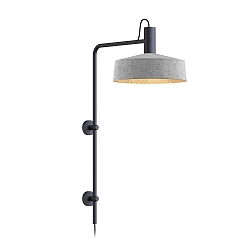 Wandarmatuur ROOMOR WALL 4.3 - PAR16 / SHADE � 40CM lang, met scharnierende arm, met aansluitdoos, zonder schakelfunctie GU10 IP