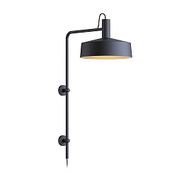 Wandarmatuur ROOMOR WALL 4.3 - PAR16 / SHADE � 40CM lang, met scharnierende arm, met aansluitdoos