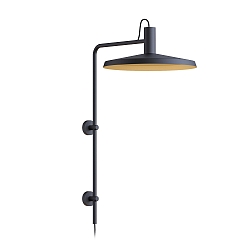 Wandarmatuur ROOMOR WALL 4.4 - PAR16 / SHADE � 51CM lang, met scharnierende arm, met aansluitdoos, zonder schakelfunctie GU10 IP