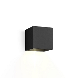 wall luminaire BOX WALL SURF 1.0 IP20, black matt dimmable