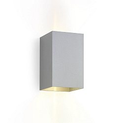 wall luminaire BOX WALL SURF 4.0 IP20, brushed aluminium dimmable