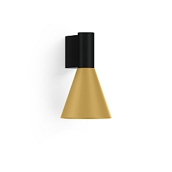 Wandarmatuur ODREY WALL SURF 1.4 PAR16 GU10 IP20, goud, zwart mat 
