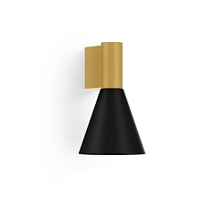 Wandarmatuur ODREY WALL SURF 1.4 PAR16 GU10 IP20, goud, zwart mat 