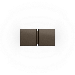 Wandarmatuur CG SQUARE 2P SMALL G9 IP20, brons