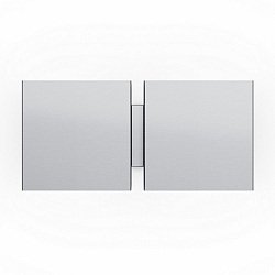 Wandarmatuur CG SQUARE 2G BIG E27 IP20, aluminium geborsteld
