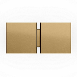Wandarmatuur CG SQUARE 2G BIG E27 IP20, champagne
