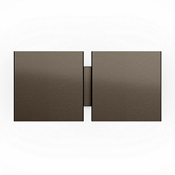 Wandarmatuur CG SQUARE 2G BIG E27 IP20, brons