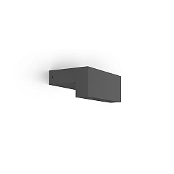 Wandarmatuur voor buitenshuis PALOS OUTDOOR WALL SURF 1.0 IP65, antraciet dimbaar