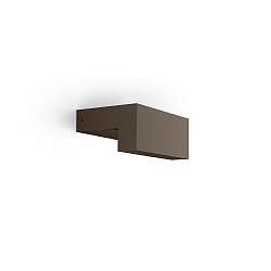 Wandarmatuur voor buitenshuis PALOS OUTDOOR WALL SURF 1.0 IP65, brons dimbaar
