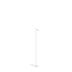 floor lamp MATCH 1.0 adjustable, UGR < 19, with cord dimmer IP20, mat, traffic white dimmable