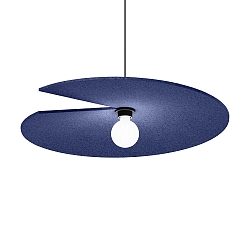 Pendelarmatuur SPIRRA SOFT 1.0 E27 IP20, indigoblauw