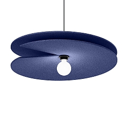Pendelarmatuur SPIRRA SOFT 2.0 E27 IP20, indigoblauw