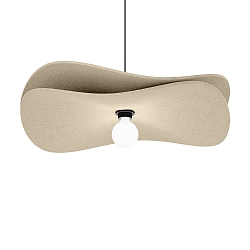 Pendelarmatuur WAVE SOFT 2.0 E27 IP20, kalkstein