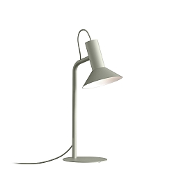 Tafelarmatuur ROOMOR TABLE 1.1 - PAR16 / SHADE 1.0 met schakelaar, met stekker, instelbaar GU10 IP20, wit mat, betongrijs 