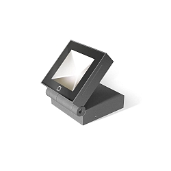 LED Outdoor Spot X-BEAM 1.0, COB-Optik, IP65, 17W 3000K 1410lm 120�, tiltable, dimmable, dark grey