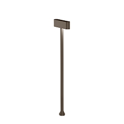 Buitenlamp KIOSK 1.2 2-vlams, instelbaar, zonder basis IP65, brons, mat dimbaar
