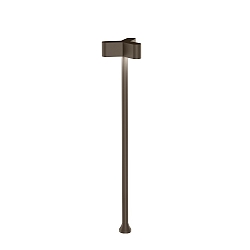 Buitenlamp KIOSK 1.3 3-vlams, instelbaar, zonder basis IP65, brons, mat dimbaar