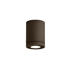Wandarmatuur voor buitenshuis TUBE OUTDOOR WALL SURF 1.0 PAR16 GU10 IP65, brons 