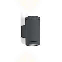 Wandarmatuur voor buitenshuis TUBE OUTDOOR WALL SURF 2.0 IP65, antraciet dimbaar