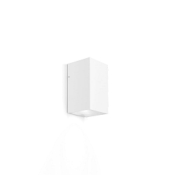 Wandarmatuur voor buitenshuis TRAIN 1.0 eenzijdig IP65, wit dimbaar