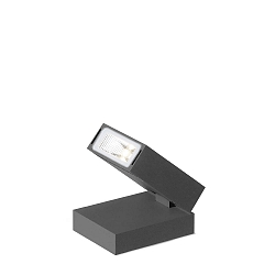 Strijklicht STAKE FOLD OUTDOOR FLOOR PROJ 1.0 IP65, antraciet dimbaar
