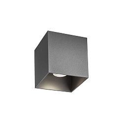 Plafondarmatuur voor buiten BOX OUTDOOR CEILING SURF 1.0 IP65, grijs dimbaar
