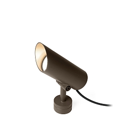 Buitenspot STIPO OUTDOOR FLOOR PROJ 1.0 IP65, brons dimbaar
