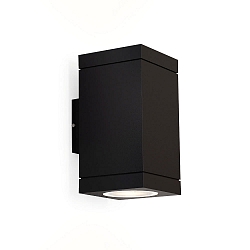 Wandarmatuur voor buitenshuis TUBE CARR� 2.0 tweezijdig IP65, zwart dimbaar