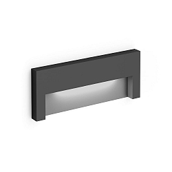 Inbouwarmatuur voor buiten RETO OUTDOOR WALL REC 2.0 IP65, antraciet 