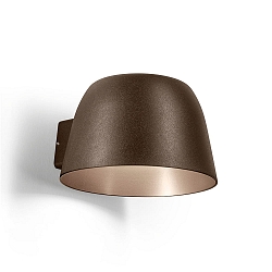 Wandarmatuur voor buitenshuis SWAM OUTDOOR WALL SURF 1.0 IP65, brons dimbaar