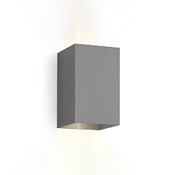 Wandarmatuur voor buitenshuis BOX 4.0 up down, instelbaar IP65, donkergrijs dimbaar