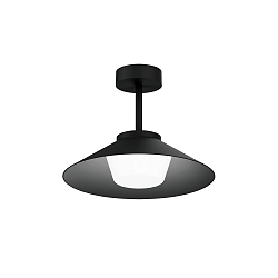 Plafondarmatuur voor buiten TRADORA IP65 1.0 IP65, zwart mat dimbaar