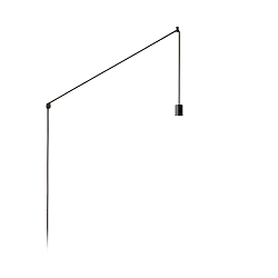 Accessory for WIRO - suspension set PLUG + PLAY for 1 shade, E27, with cord dimmer