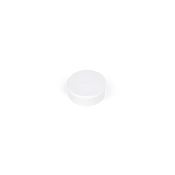 Plafondrozet voor SHIEK / BOX / DOCUS (...) rond, zonder lampenkap, opbouwversie, 8-voudig, signaal wit