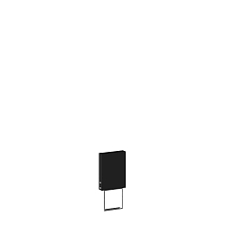 Lampvoet POLE 170, zwart