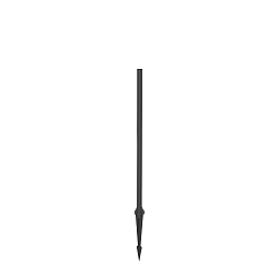 Lampvoet KIOSK POLE 600, antraciet