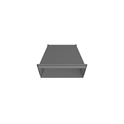 Reflectorlamp BOX 1.0 1-voudig, donkergrijs