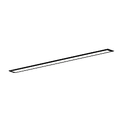 Opbouwprofiel ILANE CEILING REC 4.0, zwart