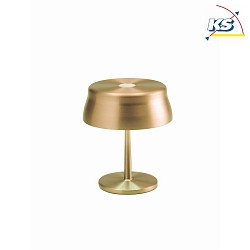 battery table lamp SISTER LIGHT MINI CCT Switch, dimmable, with magnetic head IP65, gold, anodised dimmable