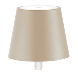 Acculamp POLDINA STOPPER IP54, zand dimbaar