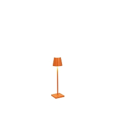 Tafellamp op batterijen POLDINA MICRO IP65, oranje dimbaar
