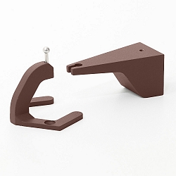 Wandhouder PENCIL MODULO LUCE, roest