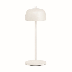 Tafellamp op batterijen CIRCE IP65, wit mat dimbaar
