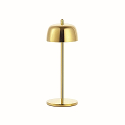 Tafellamp op batterijen CIRCE IP65, goud dimbaar