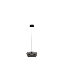 battery table lamp SWAP  IP65, black matt dimmable
