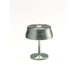battery table lamp SISTER LIGHT MINI IP65, green, anodised dimmable