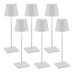 Tafellamp op batterijen POLDINA PRO set van 6 IP65, wit dimbaar